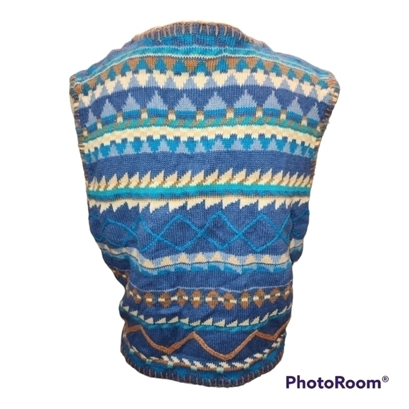 Segrets Sun Prints 90s Knitted Vest - Picture 2 of 10